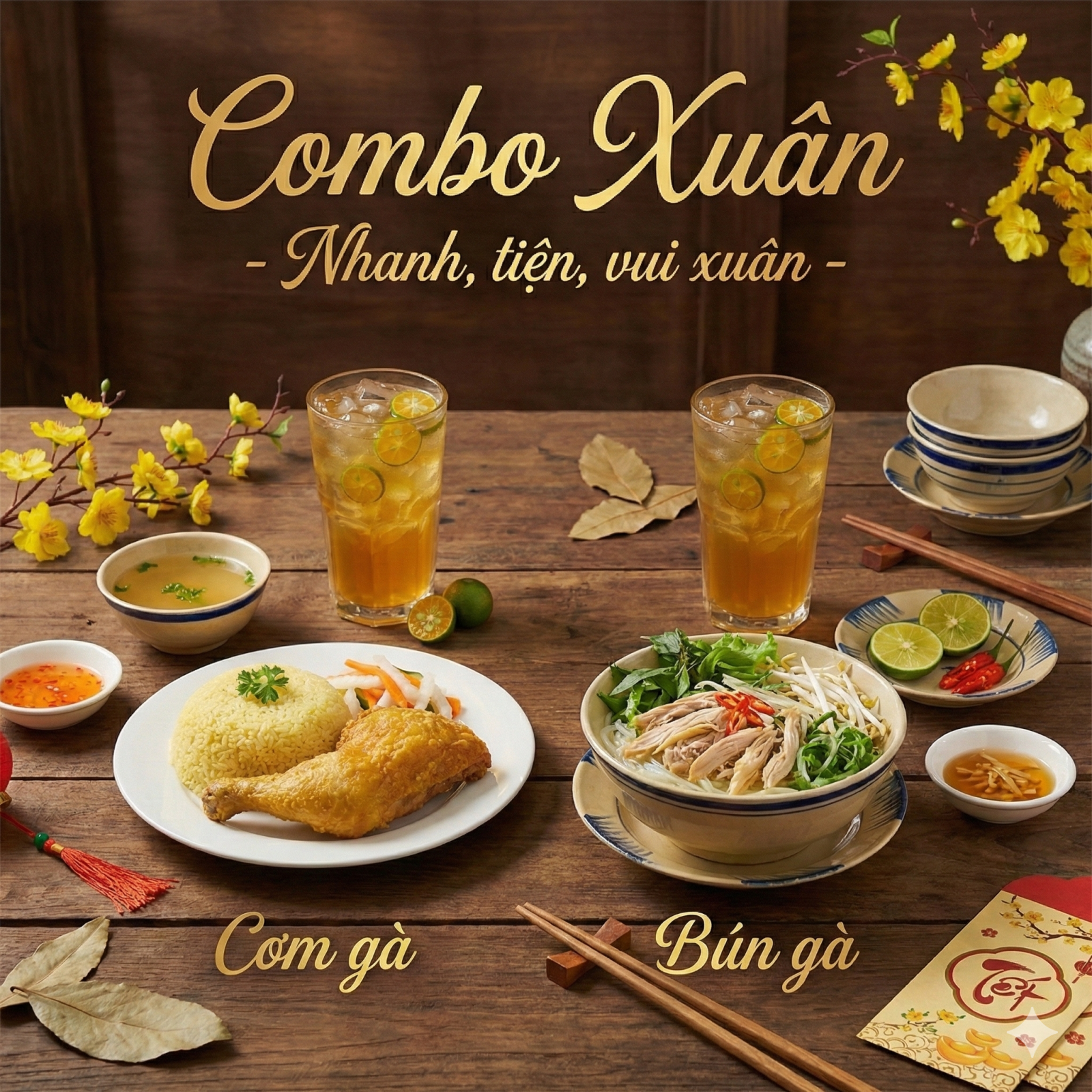 DU XUÂN THẢ GA - NẠP NĂNG LƯỢNG CỰC ĐÃ VỚI "COMBO XUÂN" CHỈ 99K