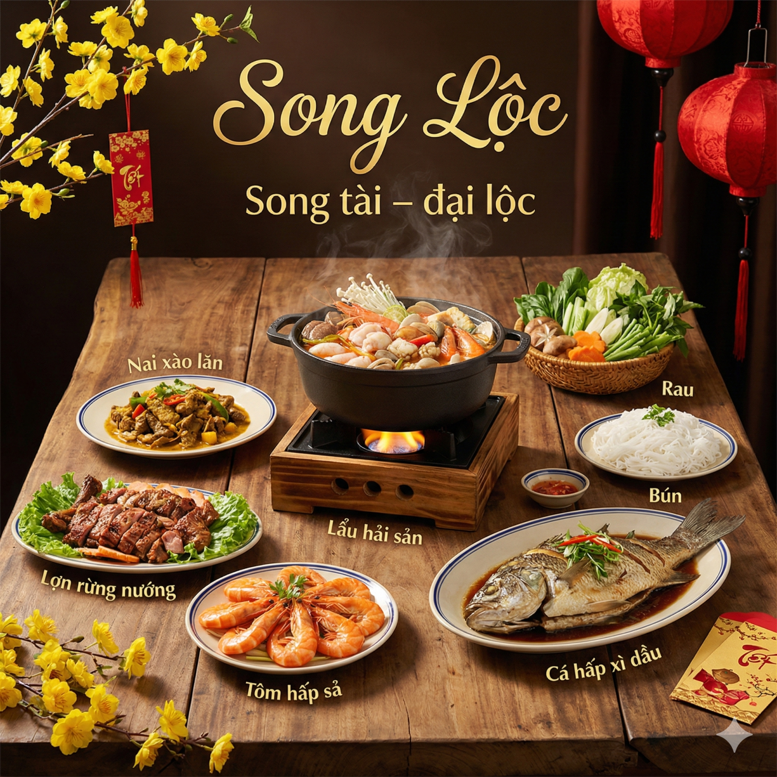 "SONG LỘC" HỘI TỤ - RỪNG VÀNG BIỂN BẠC GÕ CỬA TÂN XUÂN